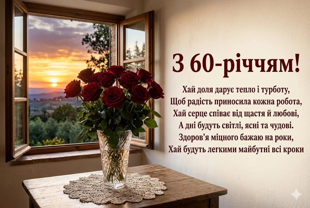 Як красиво привітати жінку з 60-річчям: ідеї для мами, колеги та подруги