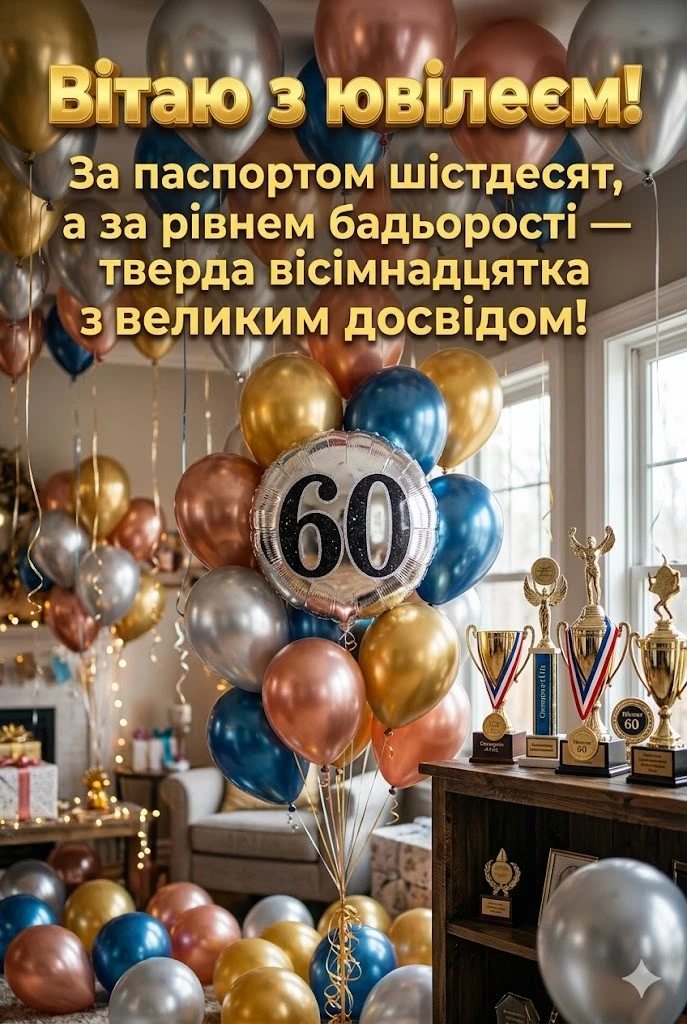 Як красиво привітати жінку з 60-річчям: ідеї для мами, колеги та подруги