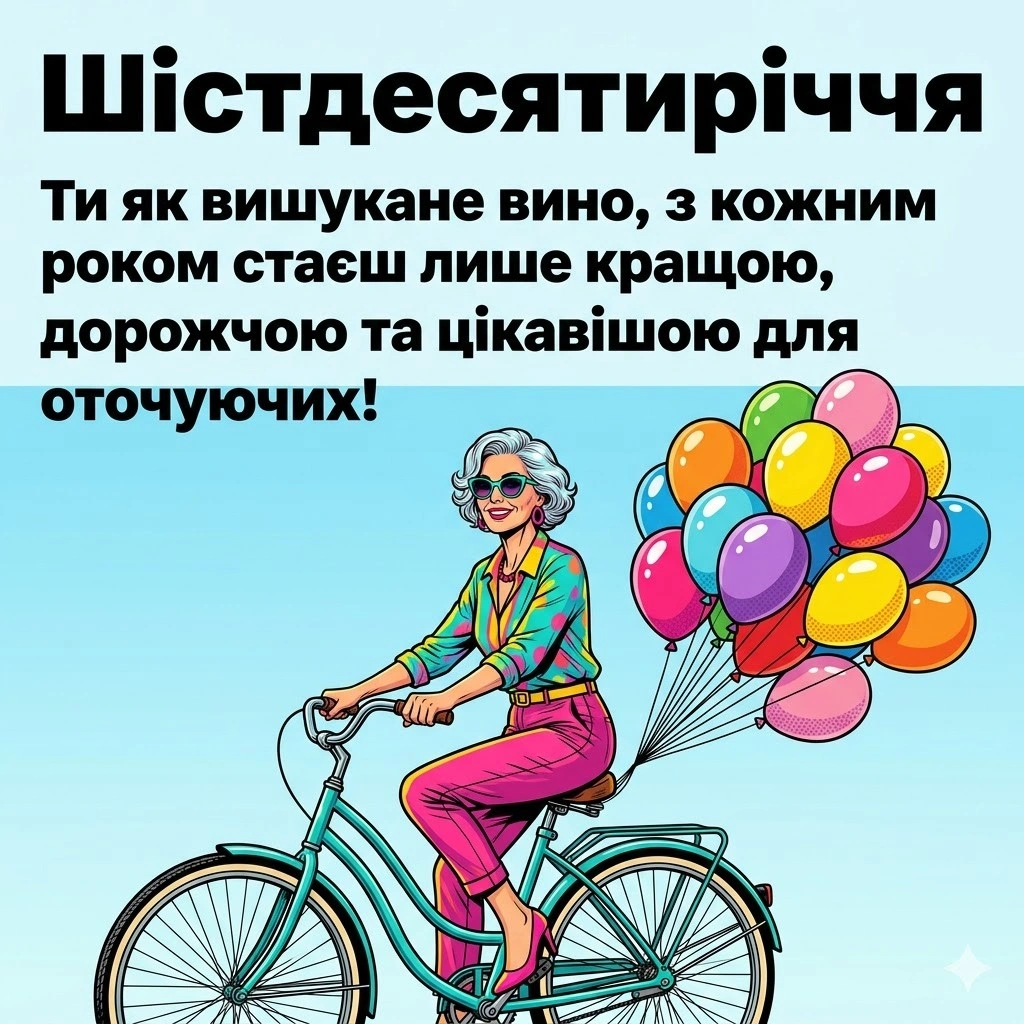 Як красиво привітати жінку з 60-річчям: ідеї для мами, колеги та подруги