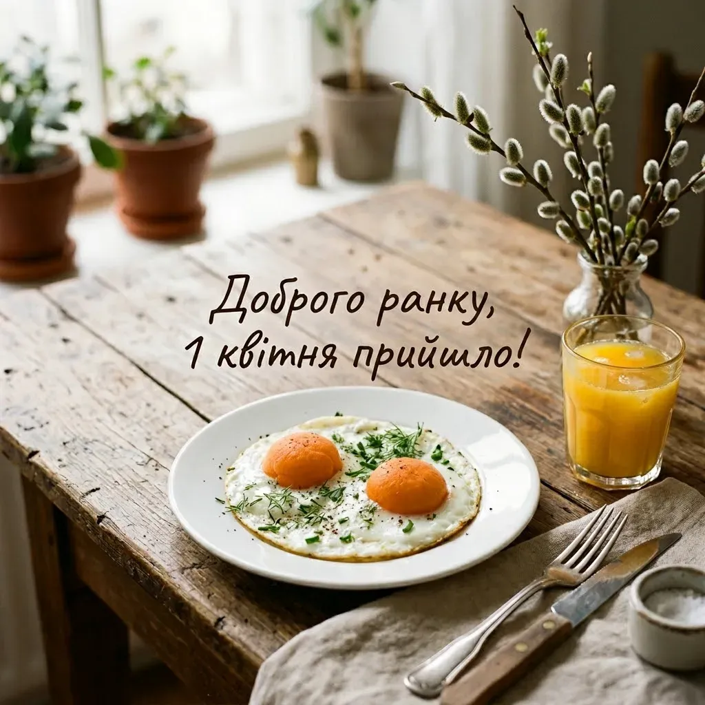 З 1 квітня, доброго ранку: яскраві листівки та найтепліші побажання до Дня сміху