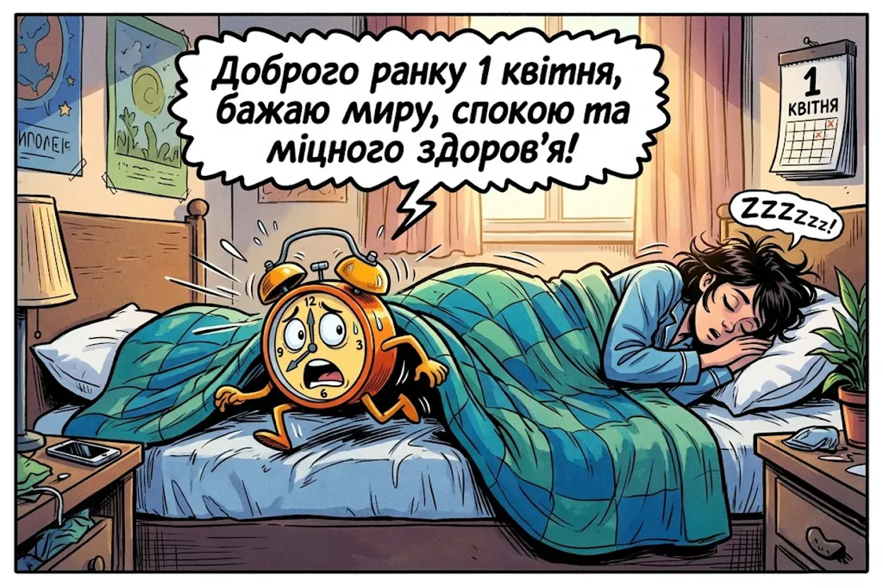 З 1 квітня, доброго ранку: яскраві листівки та найтепліші побажання до Дня сміху