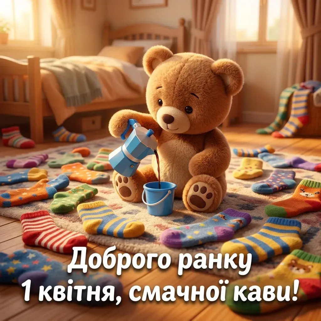 З 1 квітня, доброго ранку: яскраві листівки та найтепліші побажання до Дня сміху