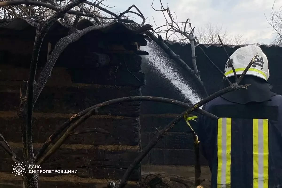 Вогонь з відкритої місцевості ледь не знищив приватне майно у П’ятихатках