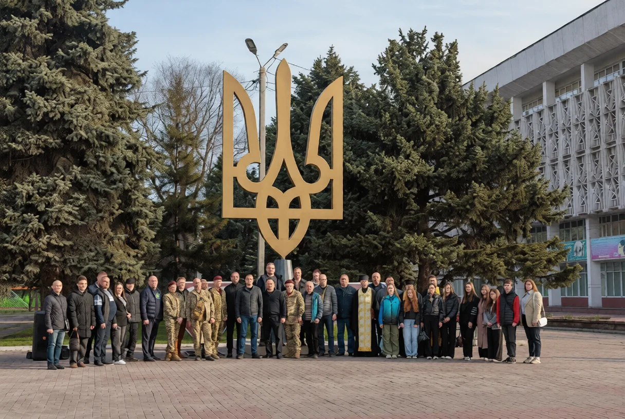 Кам’янське стало черговим етапом всеукраїнського марафону єдності «Тризуб України»