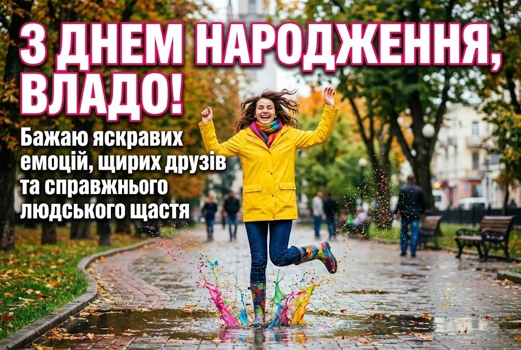 Побажання для Влади: знайдіть ідеальні слова до дня народження