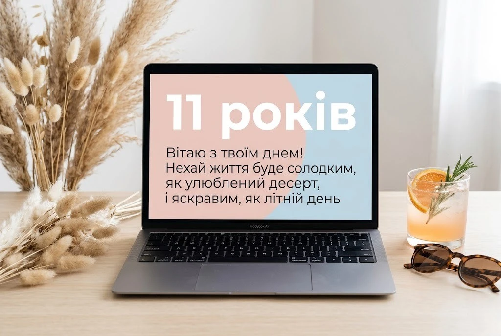 Що побажати дівчинці на 11-річчя: добірка зворушливих та сучасних вітань