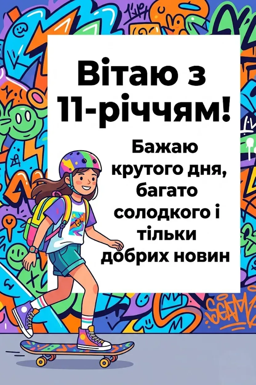 Що побажати дівчинці на 11-річчя: добірка зворушливих та сучасних вітань