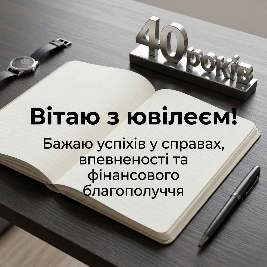 Мудрість та сила: що побажати чоловіку в день його 40-річчя