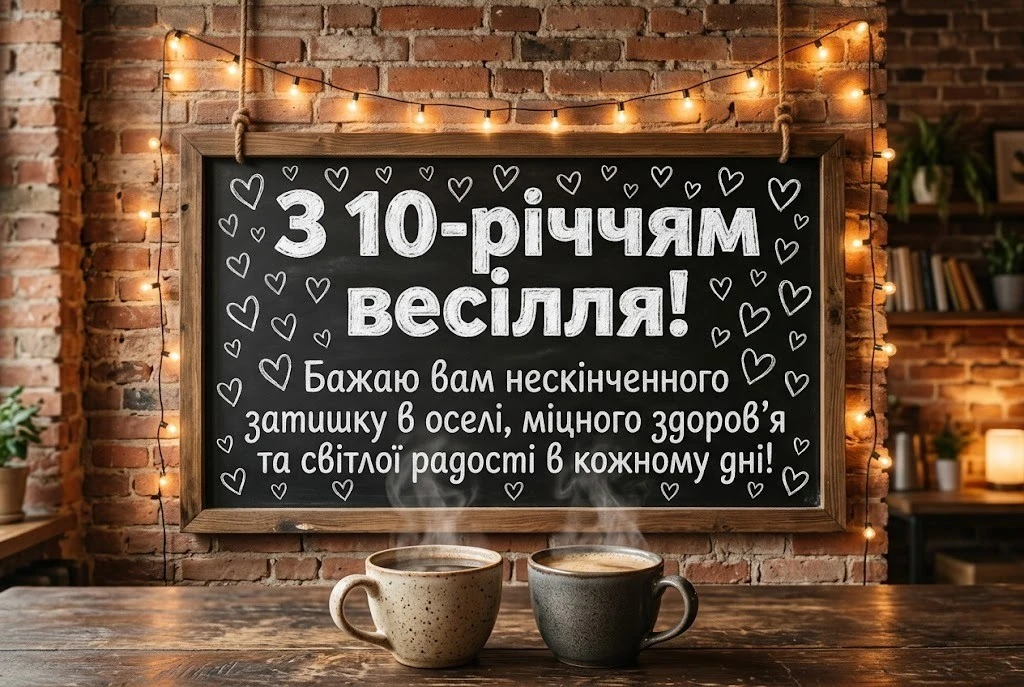 Як привітати з олов’яним весіллям: 10 років щасливого шлюбу