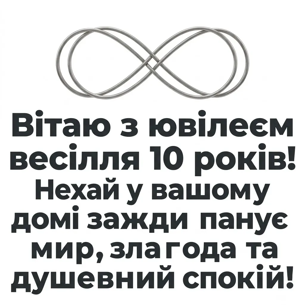 Як привітати з олов’яним весіллям: 10 років щасливого шлюбу