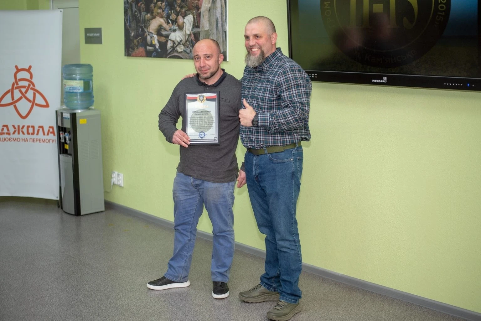 Одинадцять років підтримки: у Кам’янському привітали ГО «ПАТРІОТ 2015» з річницею