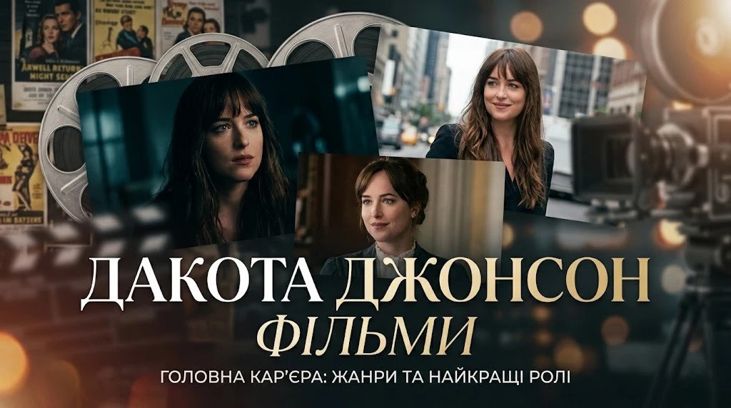 Фільми Дакоти Джонсон у різних жанрах і ролях