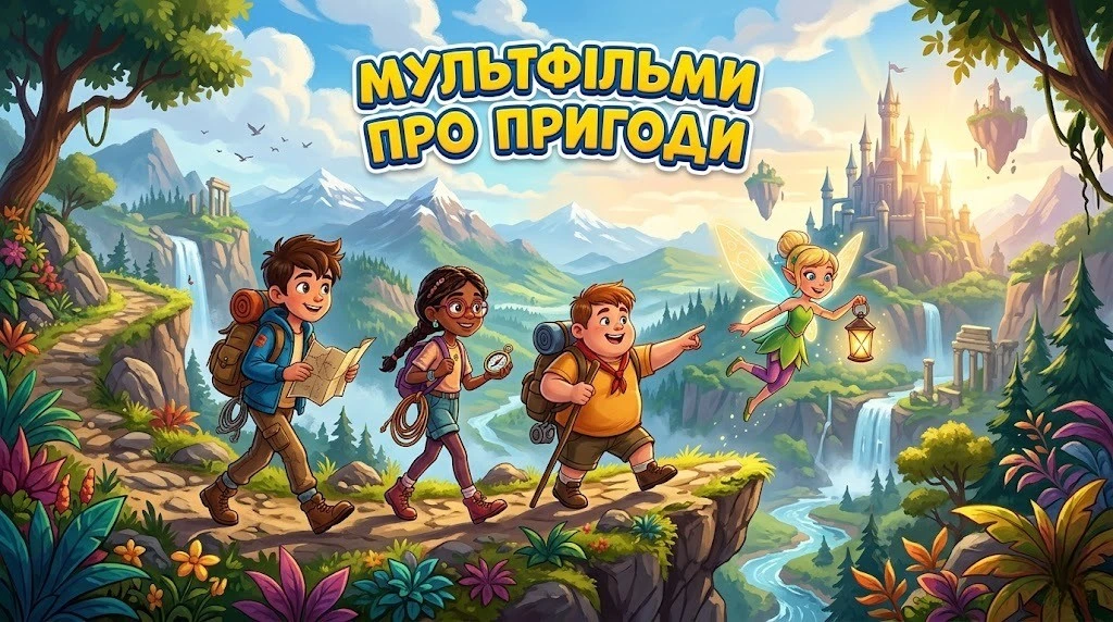 Культові мультфільми про пригоди зі всього світу
