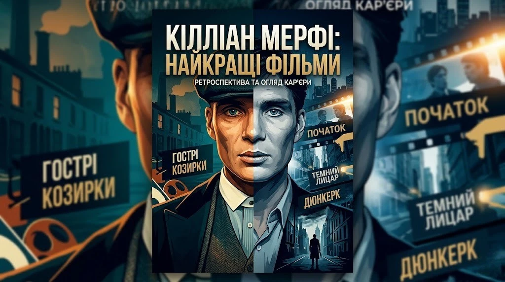 ТОП 20 найкращих фільмів Кілліана Мерфі