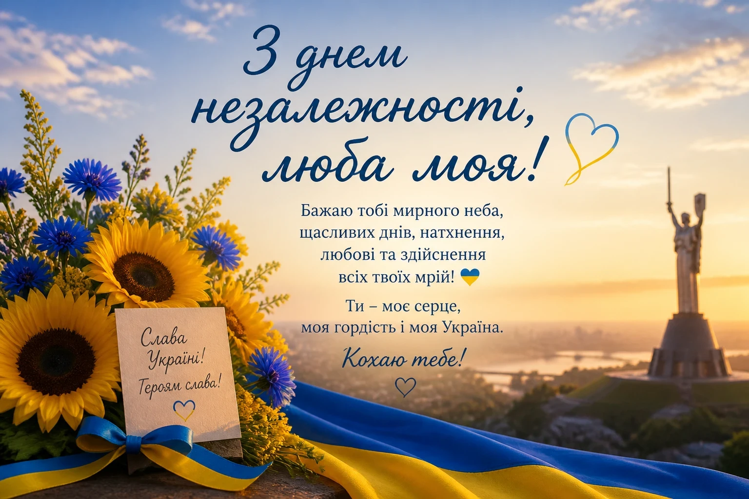 З днем незалежності для любої
