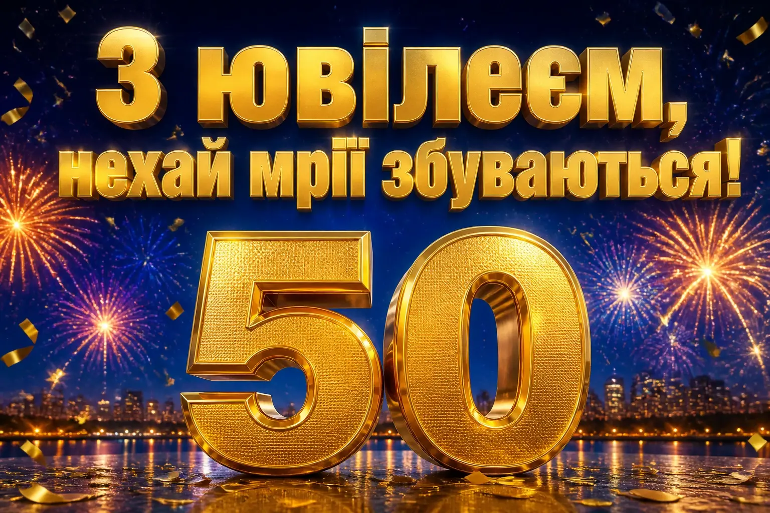привітання з ювілеєм 50 років привітання з ювілеєм 50 років