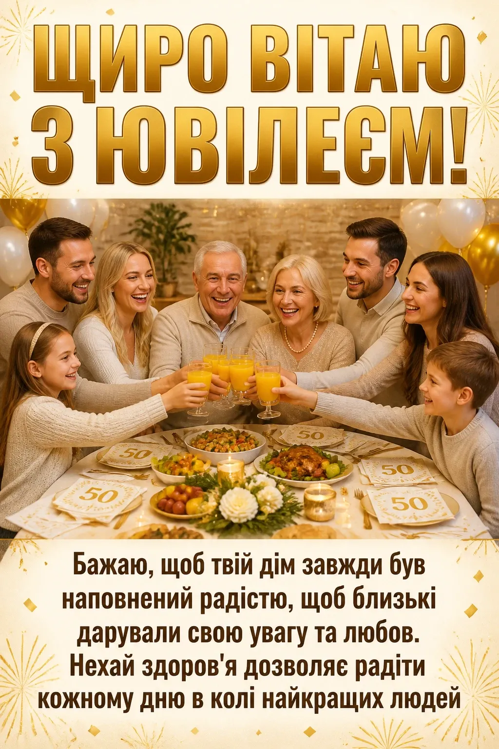 привітання з ювілеєм 50 років привітання з ювілеєм 50 років