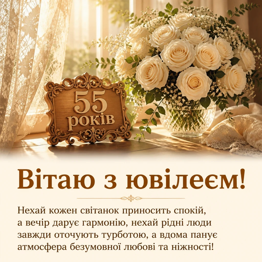 привітання з ювілеєм 55 років жінці привітання з ювілеєм 55 років жінці