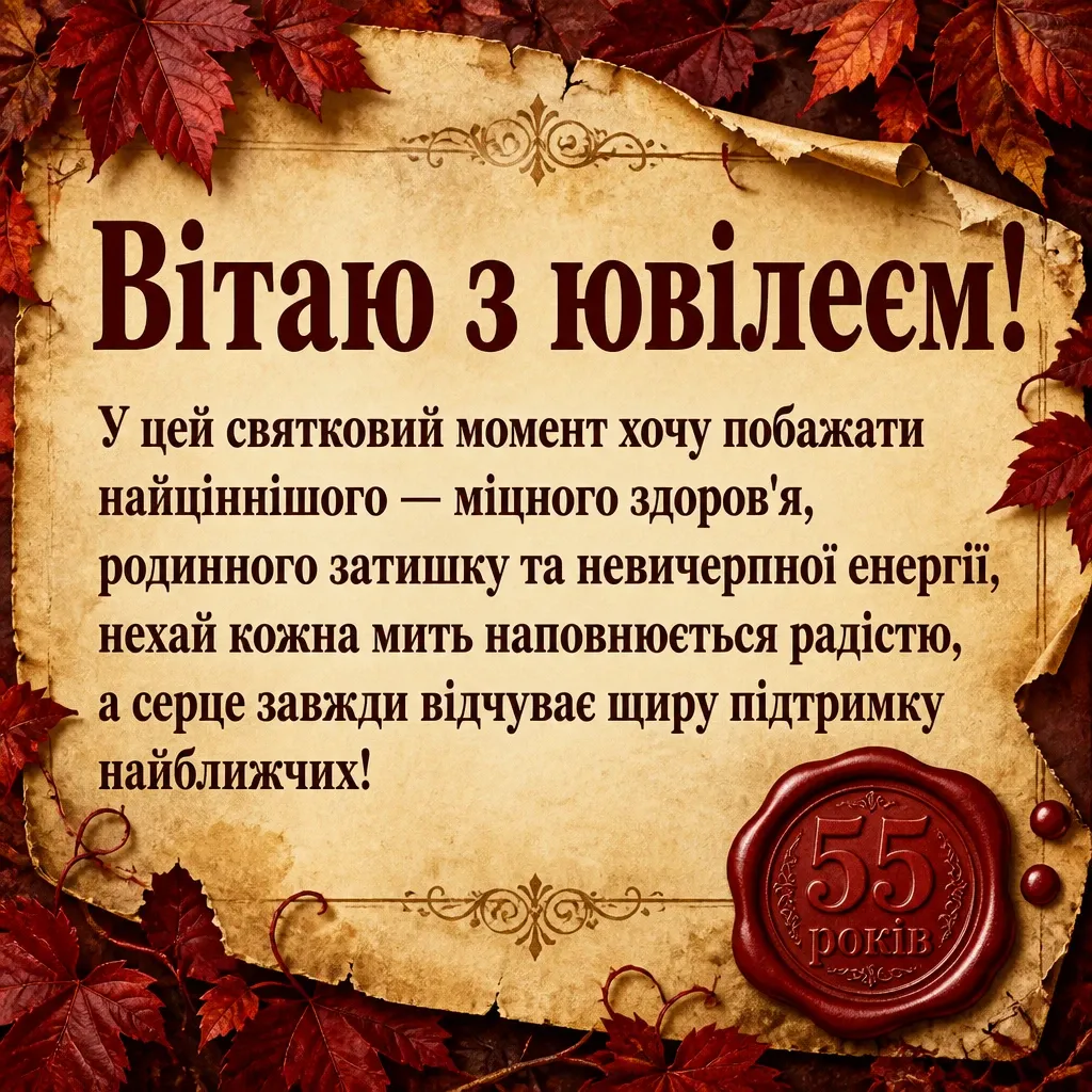 привітання з ювілеєм 55 років жінці привітання з ювілеєм 55 років жінці