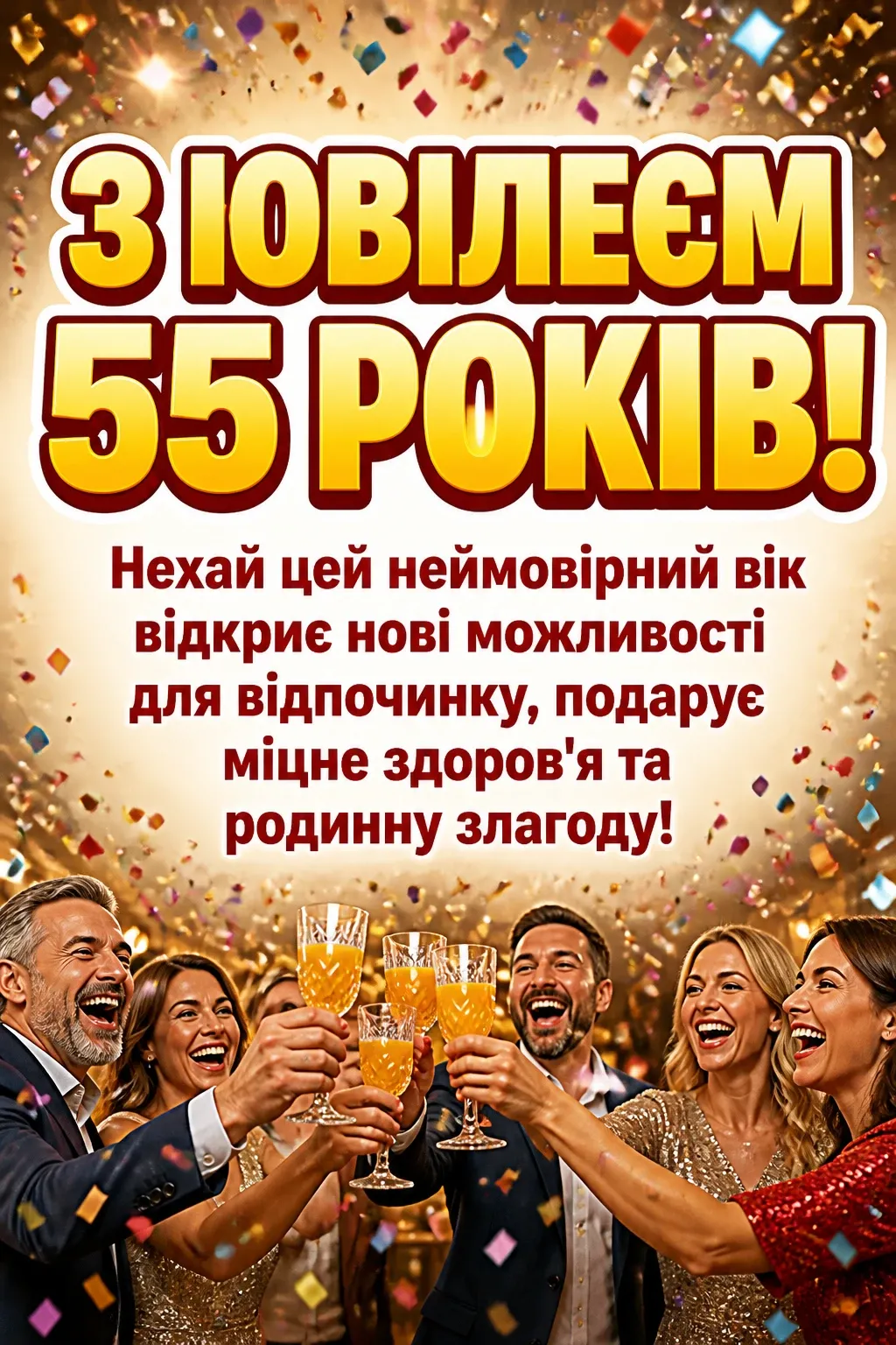 привітання з ювілеєм 55 років жінці привітання з ювілеєм 55 років жінці