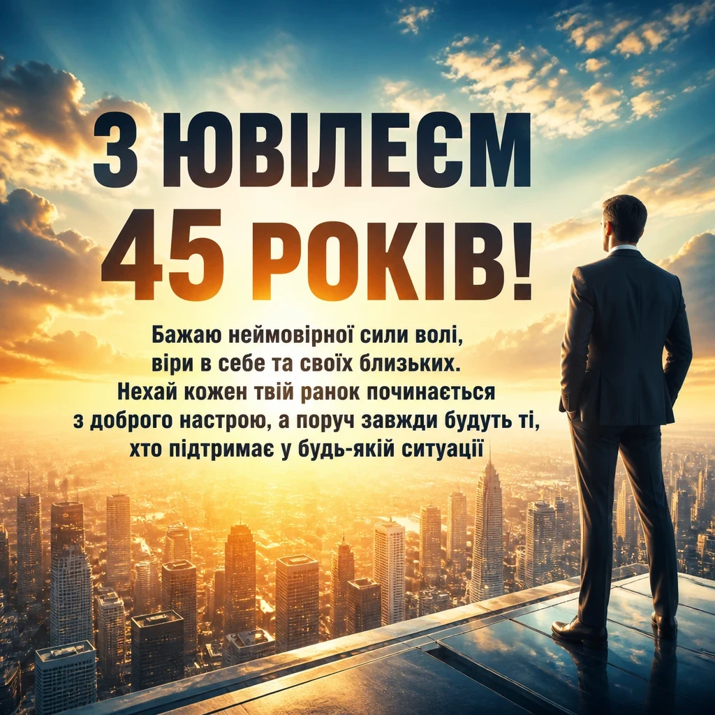 привітання з ювілеєм для чоловіка привітання з ювілеєм для чоловіка