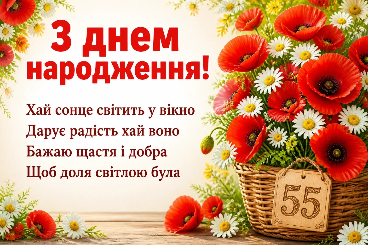 привітання з 55-річчям жінці у віршах привітання з 55-річчям жінці у віршах