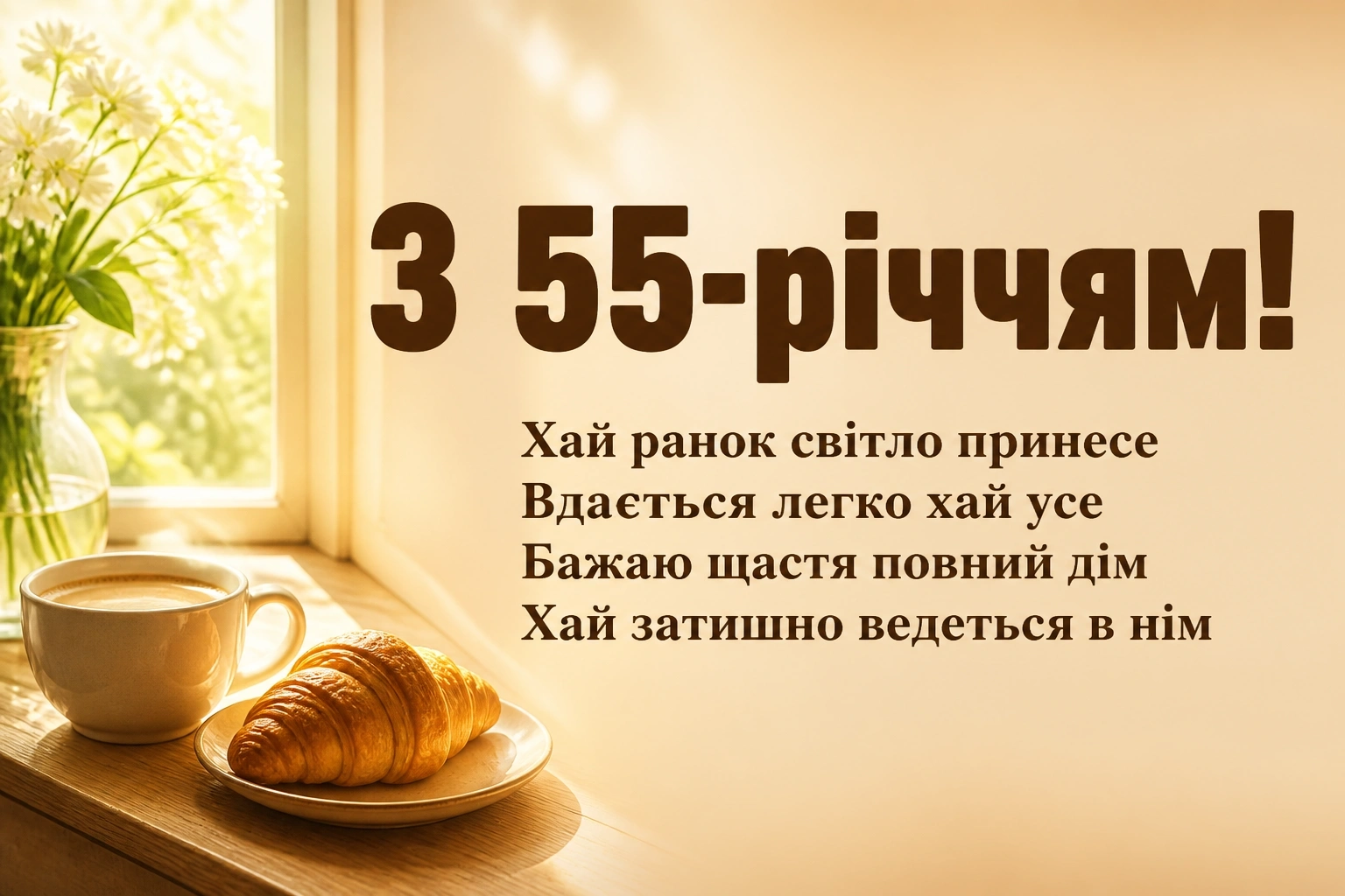 привітання з 55-річчям жінці у віршах привітання з 55-річчям жінці у віршах