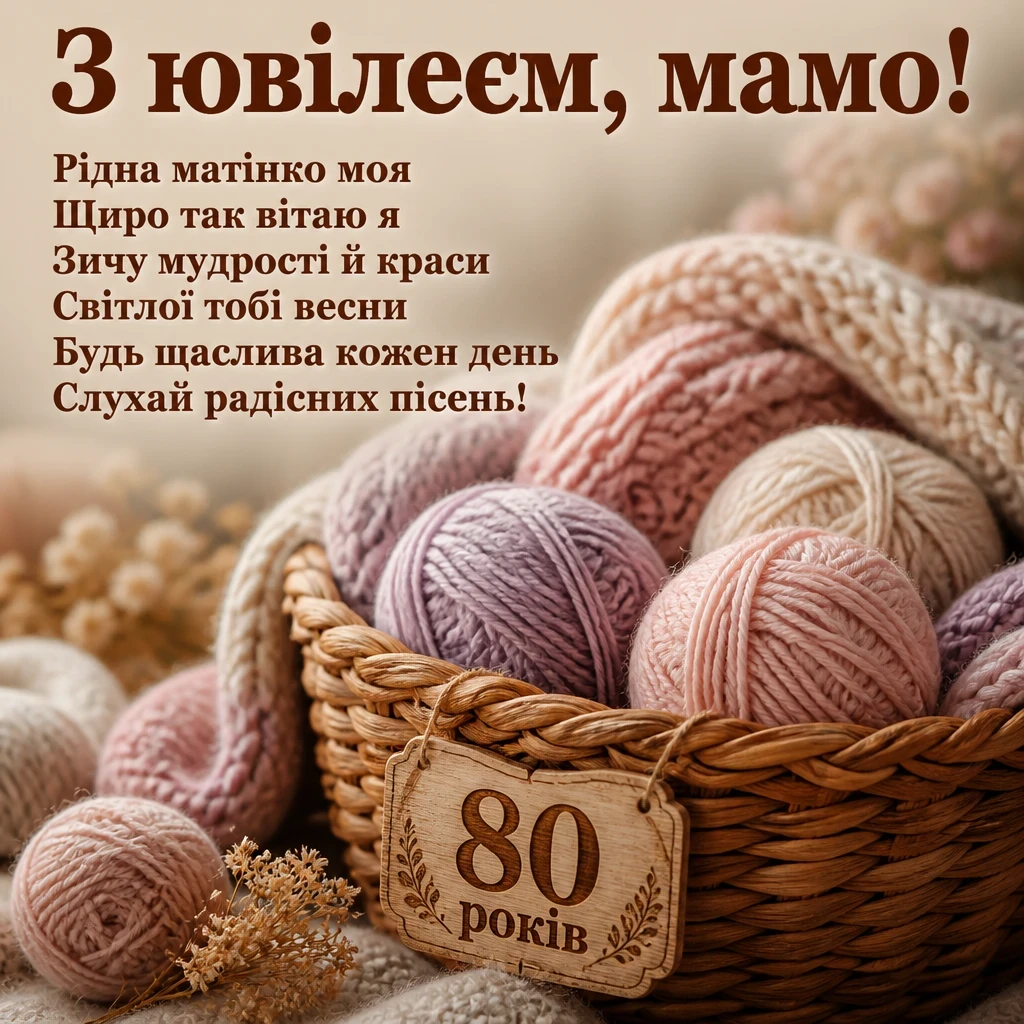 привітання з 80 річчям мамі від дочки привітання з 80 річчям мамі від дочки