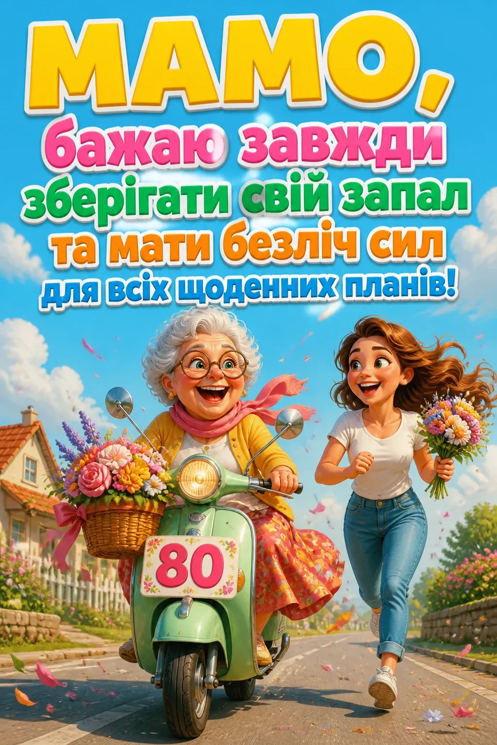 привітання з 80 річчям мамі від дочки привітання з 80 річчям мамі від дочки