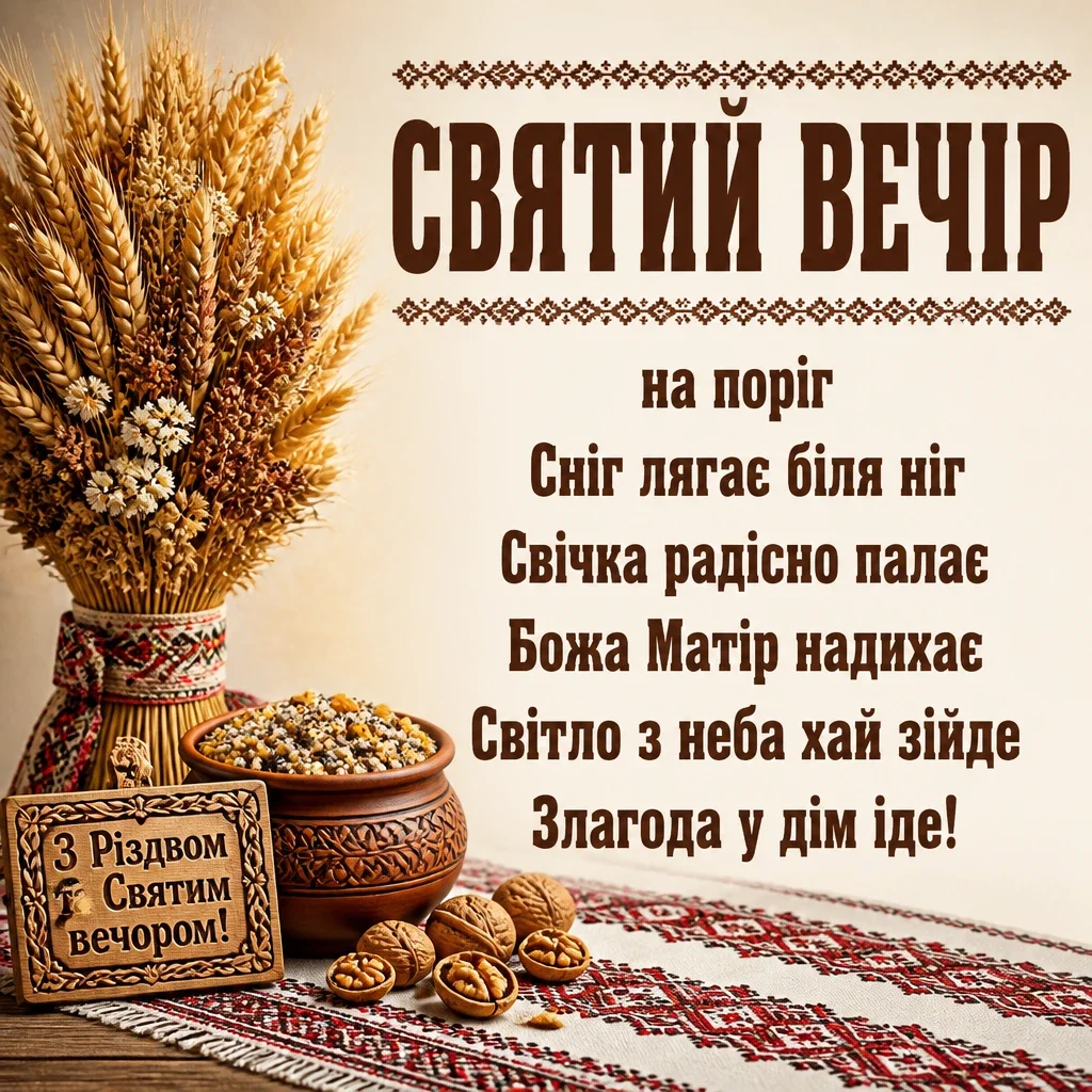 привітання з святим вечором та різдвом привітання з святим вечором та різдвом