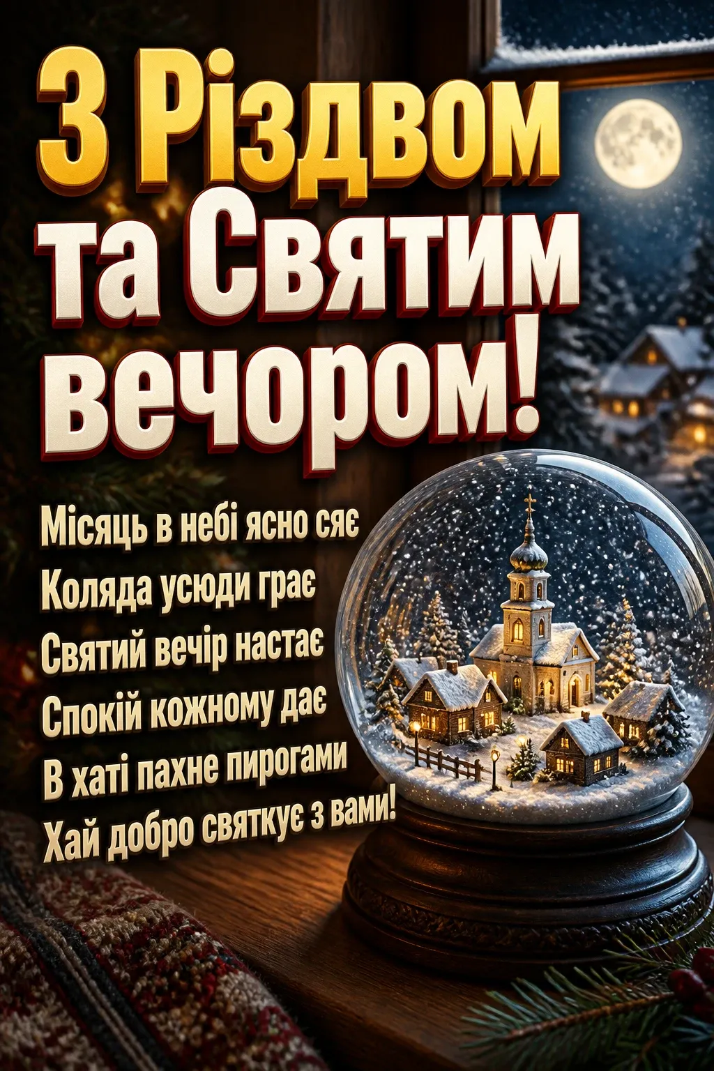 привітання з святим вечором та різдвом привітання з святим вечором та різдвом