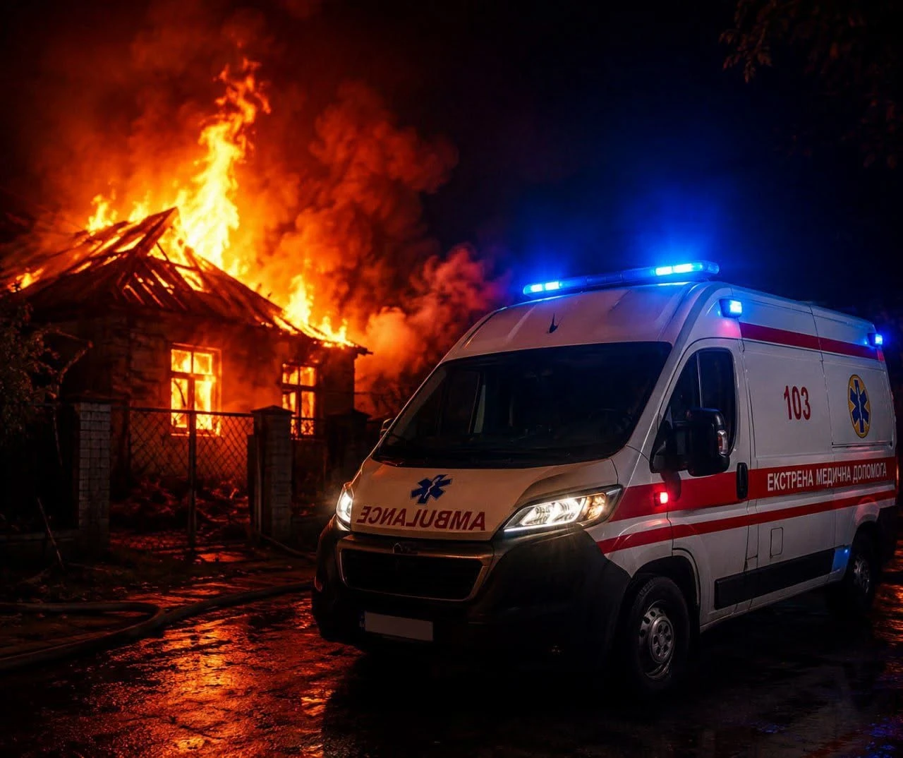 Рятівна операція на Дніпропетровщині: медики витягли родину з вогняної пастки