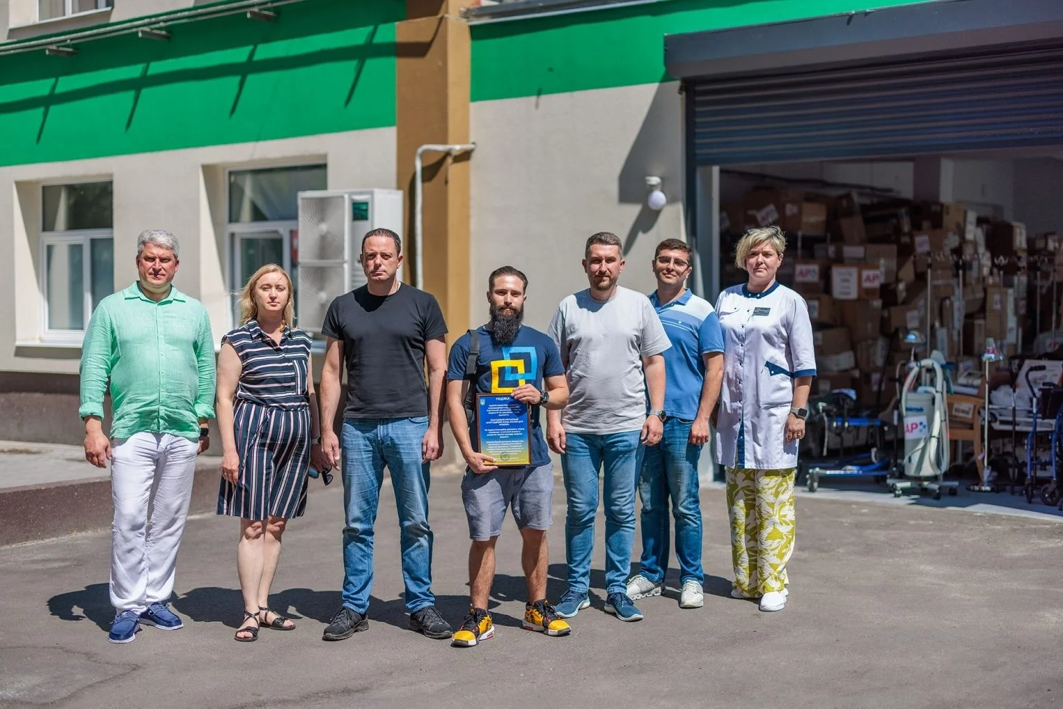 Міська лікарня № 9 у Кам’янському отримала медичне обладнання від американських донорів