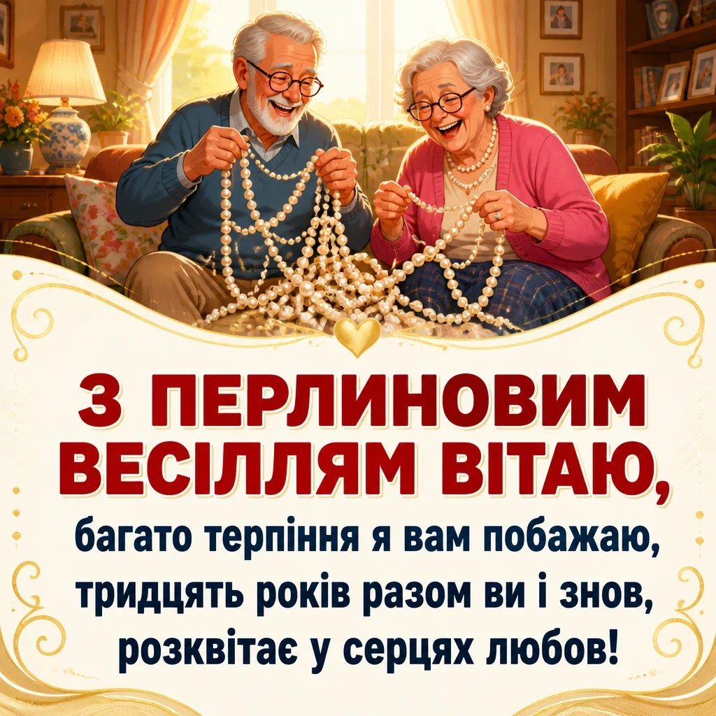 привітання з перлиновим весіллям привітання з перлиновим весіллям