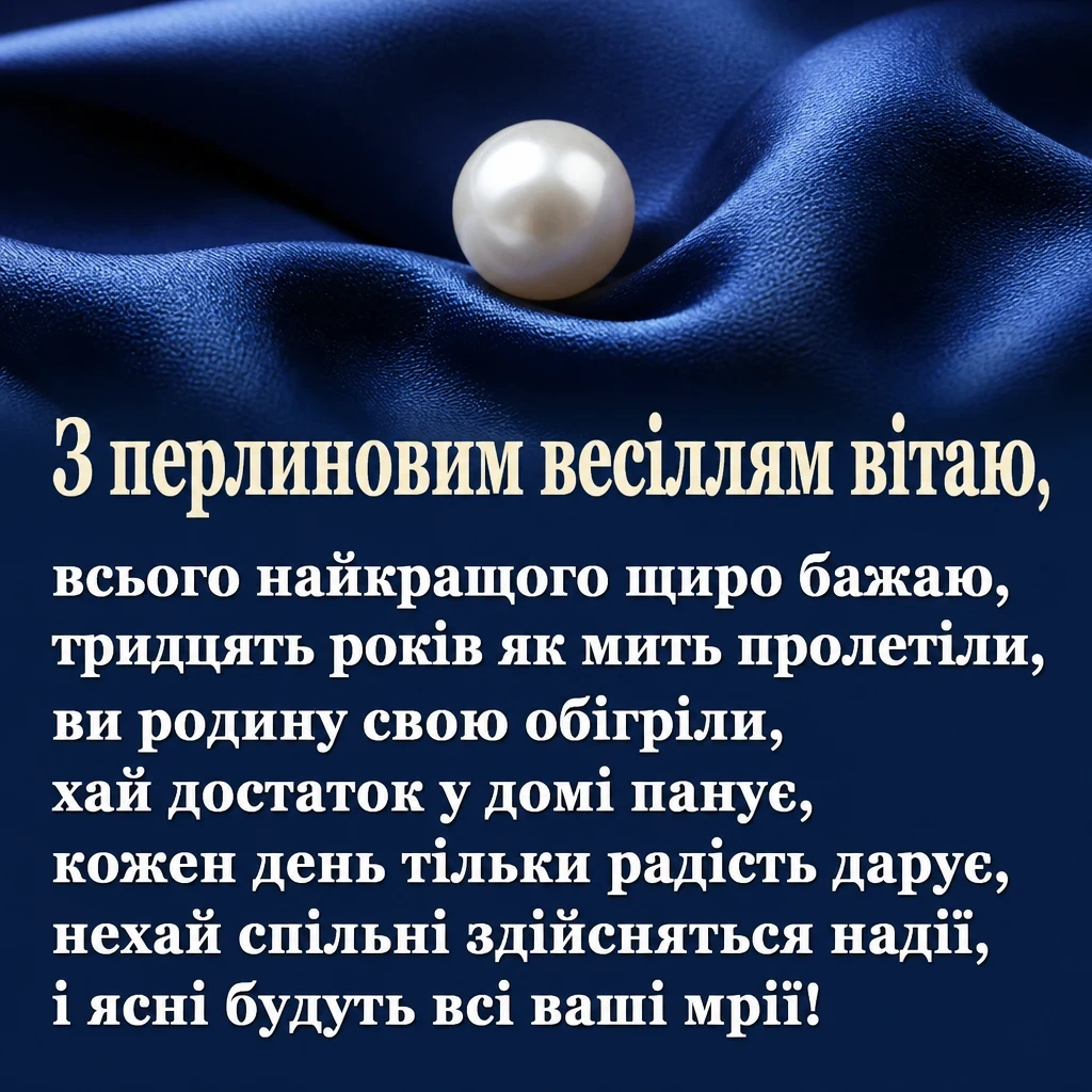 привітання з перлиновим весіллям привітання з перлиновим весіллям