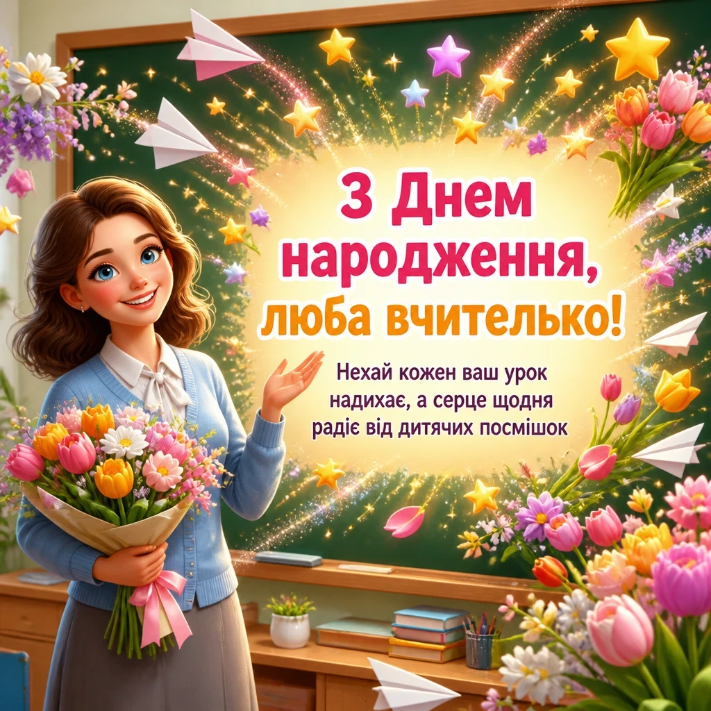 з днем народження люба вчителько з днем народження люба вчителько