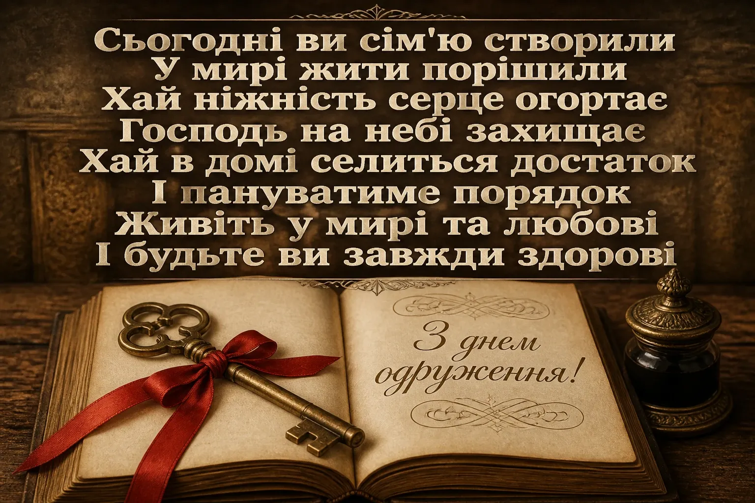 привітання з днем одруження привітання з днем одруження