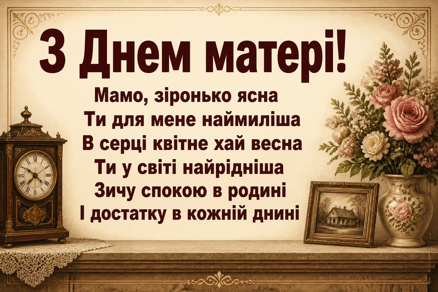 з днем матері люба матусю з днем матері люба матусю