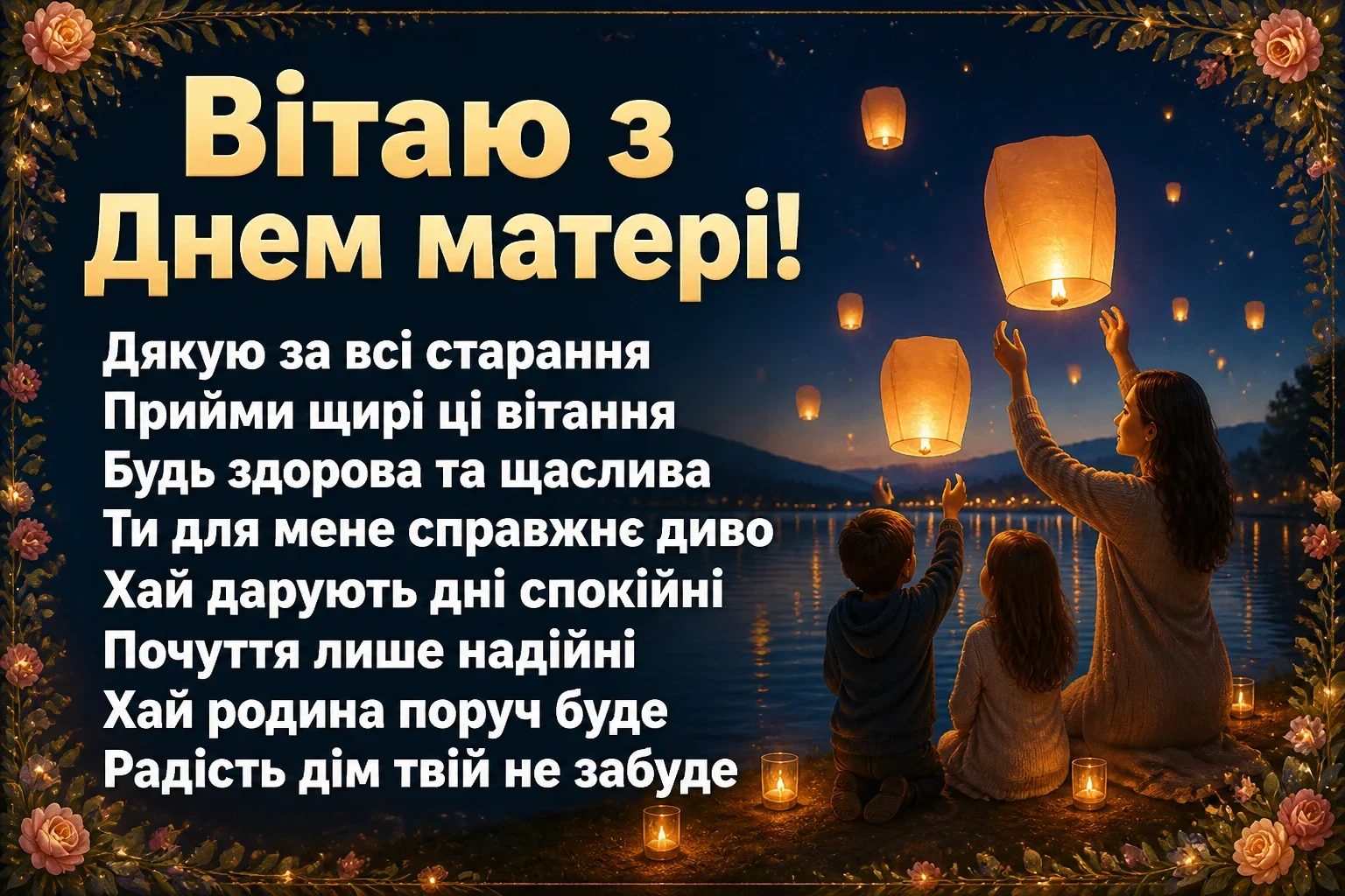 з днем матері люба матусю з днем матері люба матусю