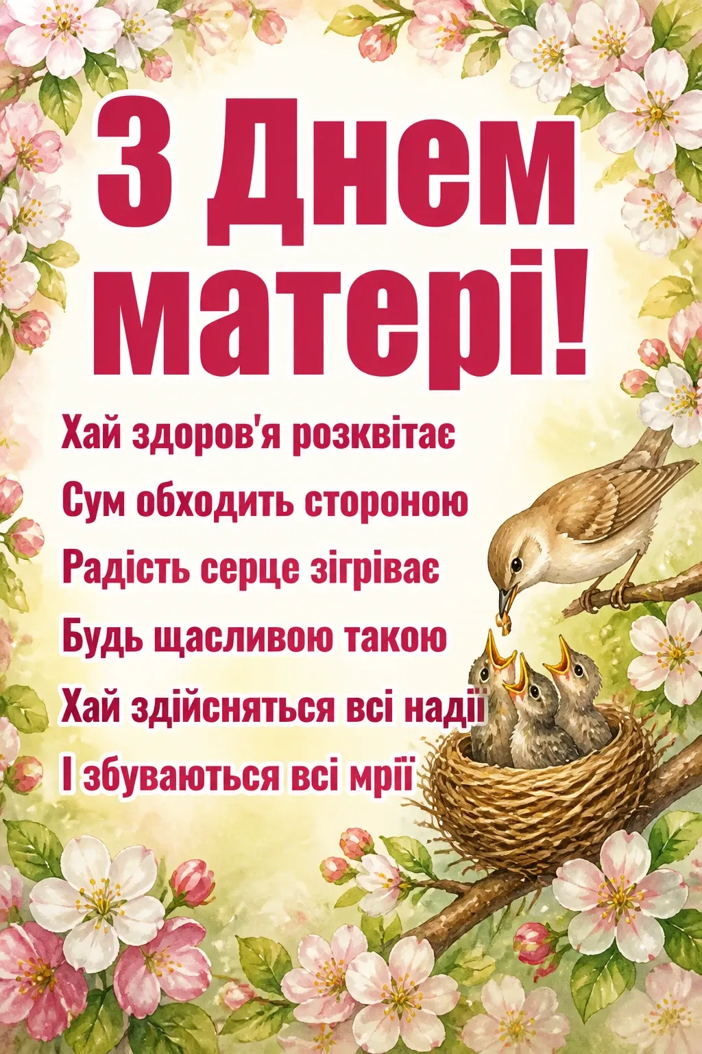 з днем матері люба матусю з днем матері люба матусю