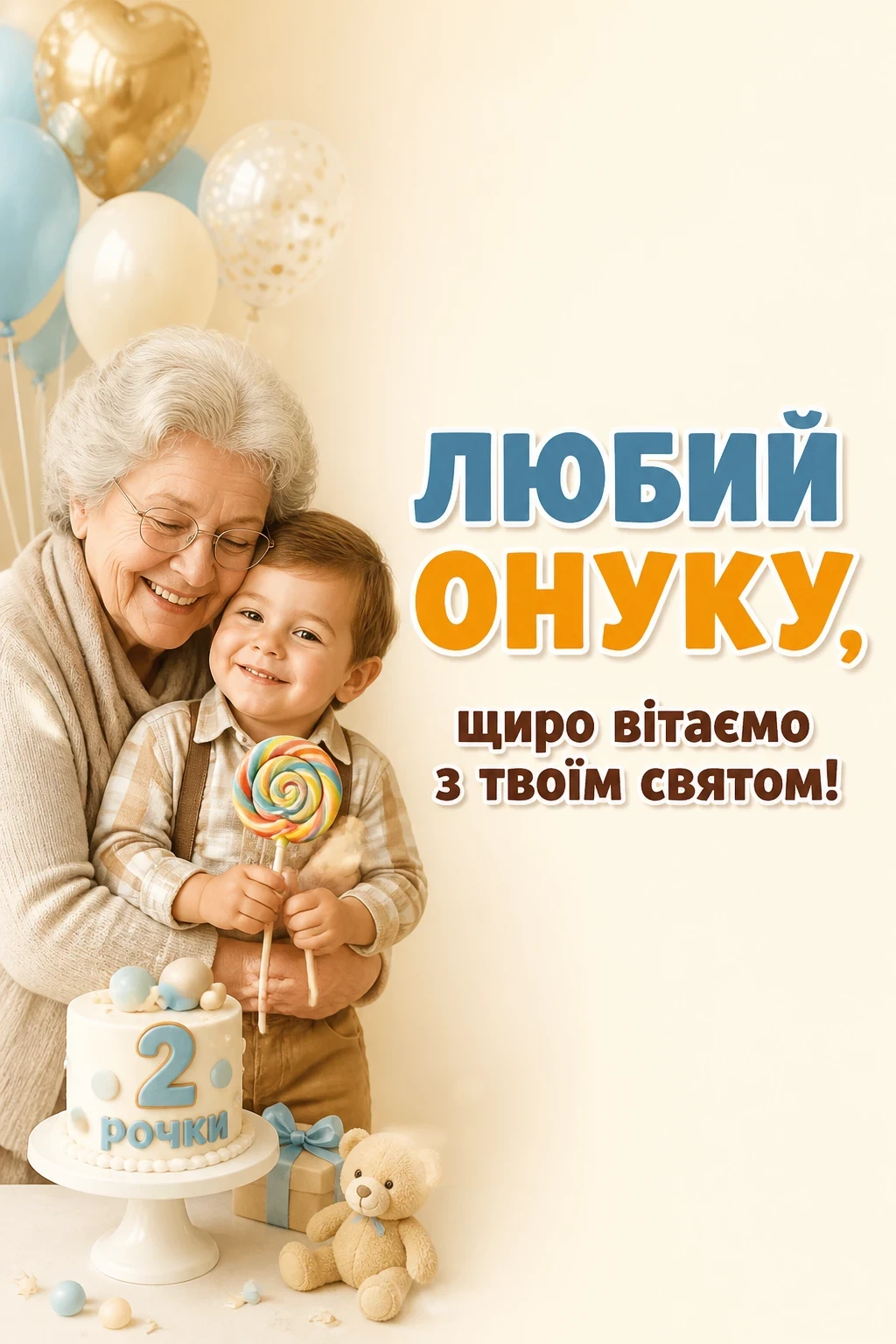привітання з днем народження онука 2 роки привітання з днем народження онука 2 роки